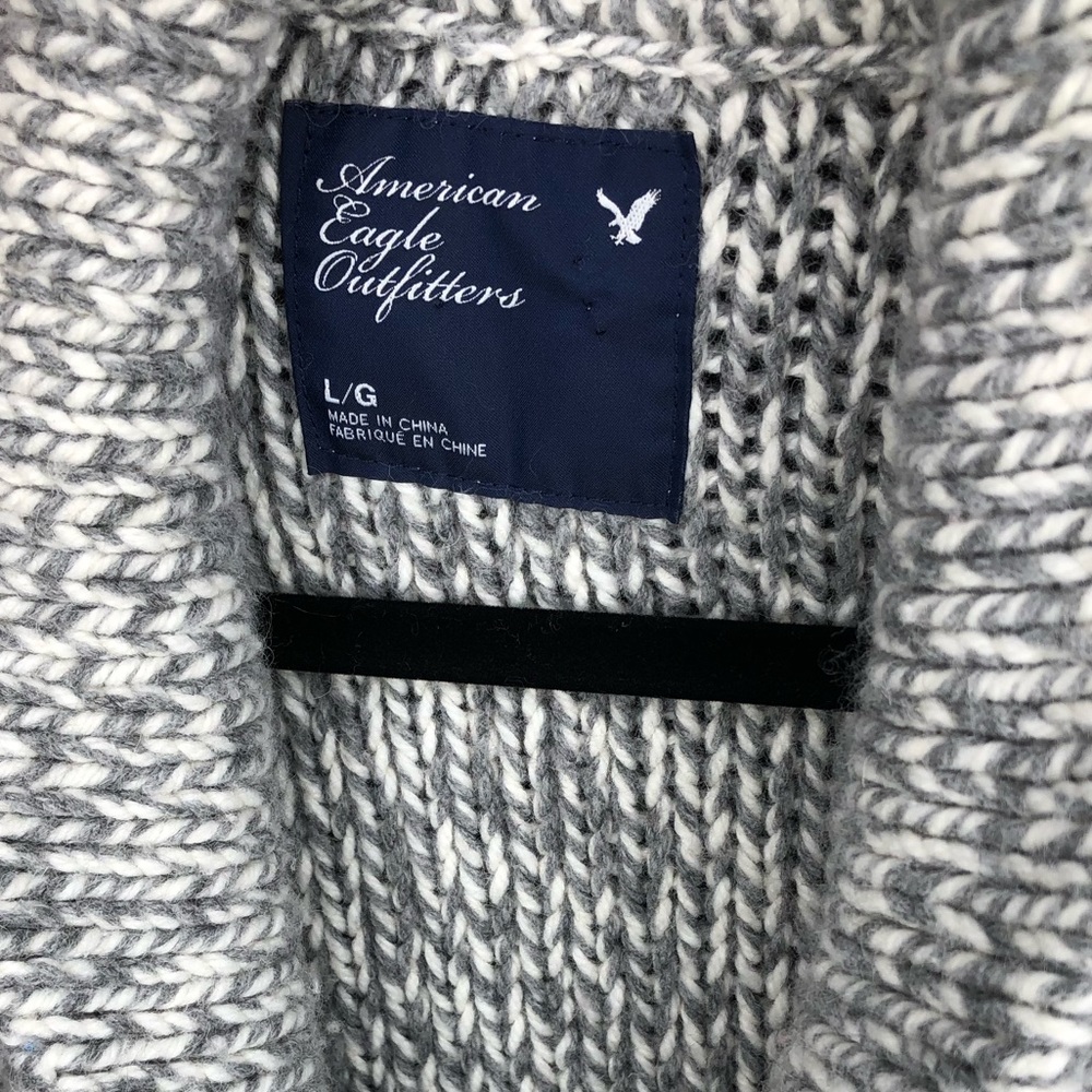 American Eagle Button Down Collared Cardig - image 3